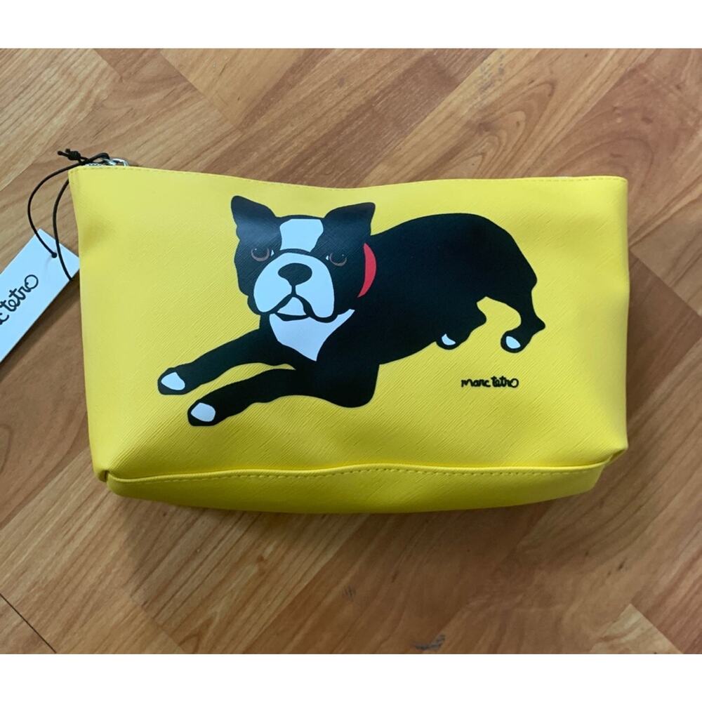 Marc Tetro Yellow Cosmetic Bag